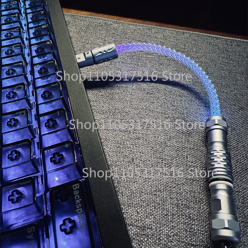 Aviator Connector Kit - Für UNKNOWN ERROR Mechanisches Tastaturkabel, Einzelkristall-Kupfer-Luftfahrt-Verbindungskabel,