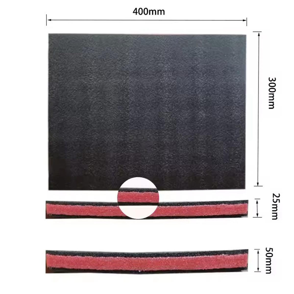 Polyurethane Foam Sheet - A24I Werkzeugkasten-Schaumstoff, zuschneidbare Polyurethan-Schaumstoffplatten, Werkzeugkasten-Organisation &