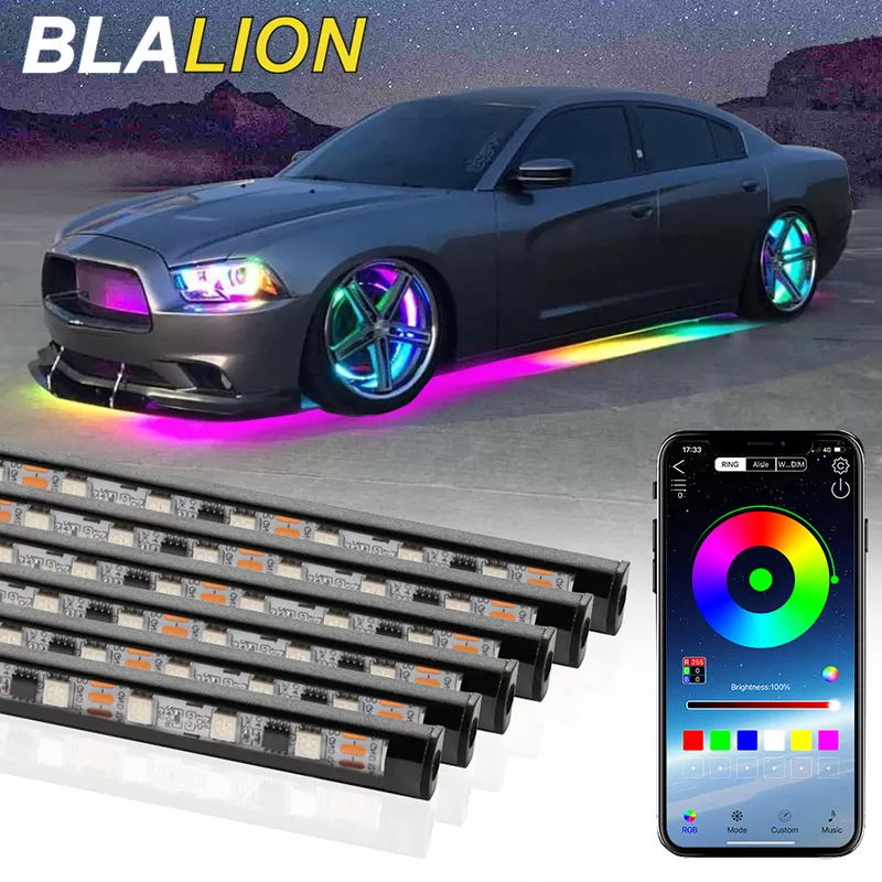 Rgb Underglow Strip - SEAMETAL Auto Flexible Underglow Streifen Licht