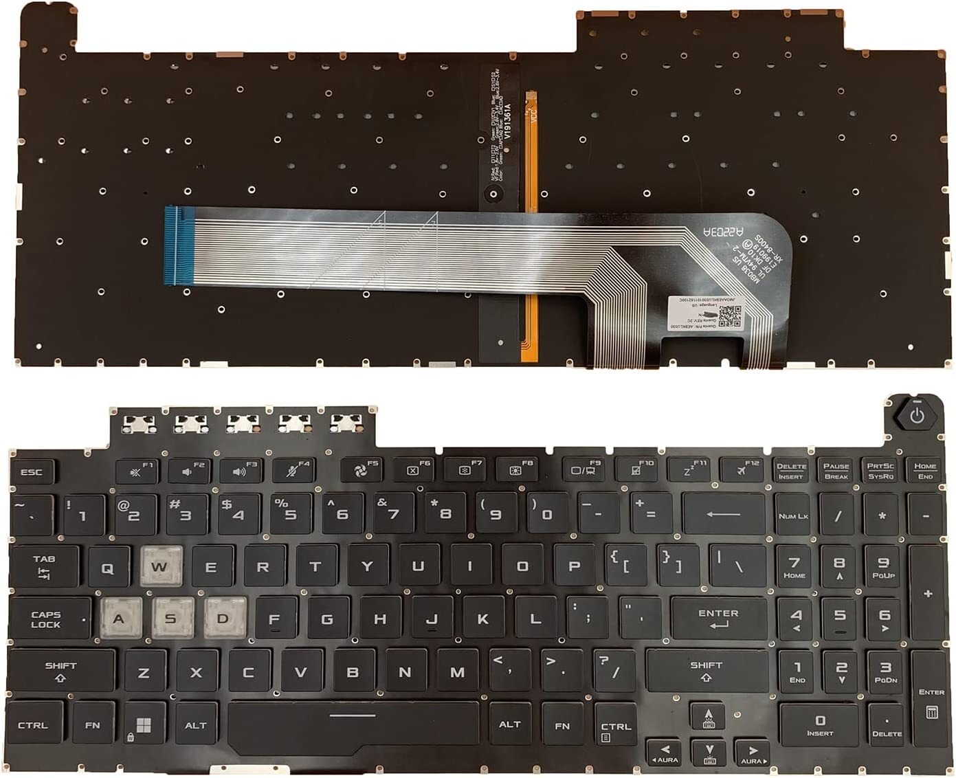 Gaming Keyboard Asus - Neu für Asus TUF Gaming F17