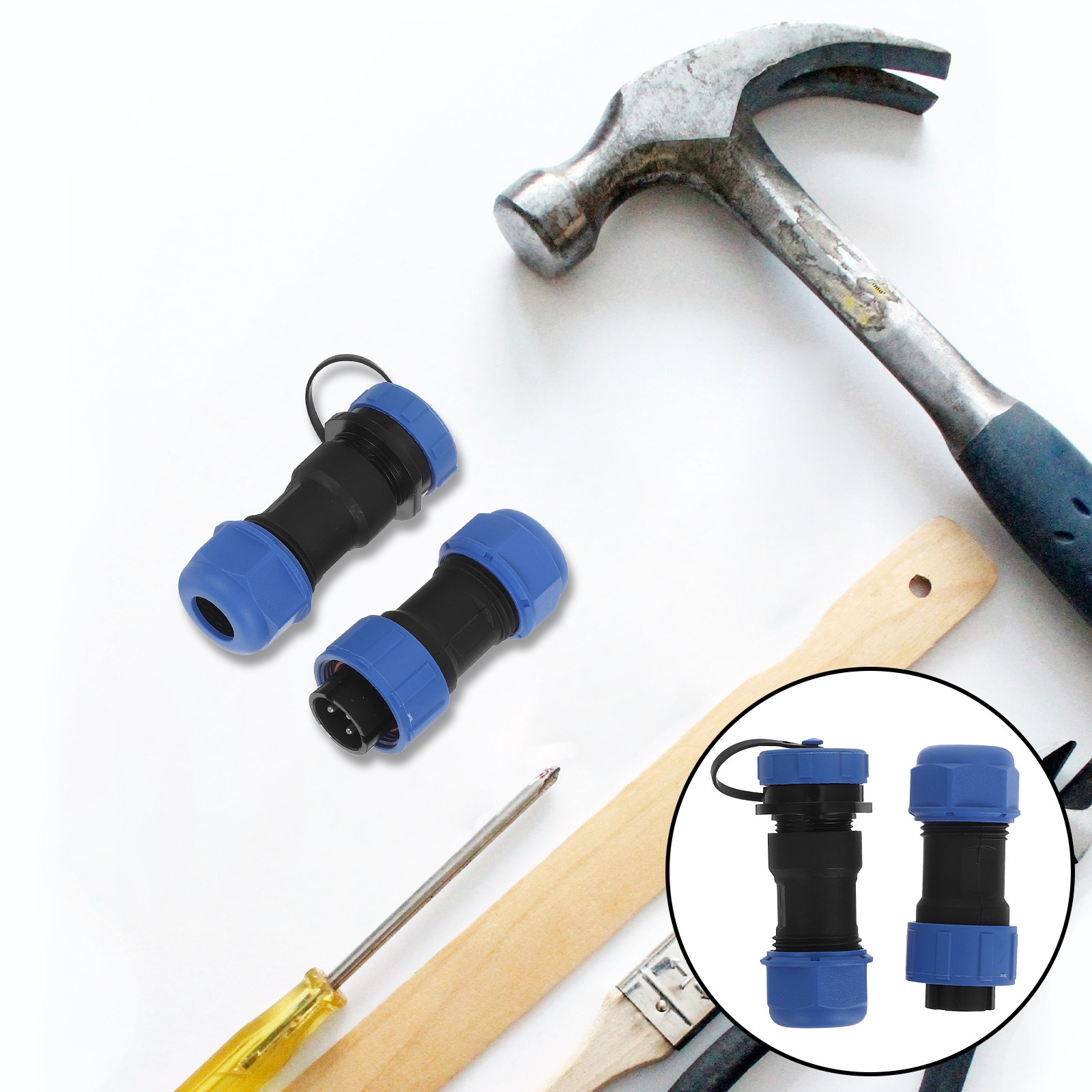 Aviator Connector Kit - 1 Set Wasserdichter Rundsteckverbinder für die