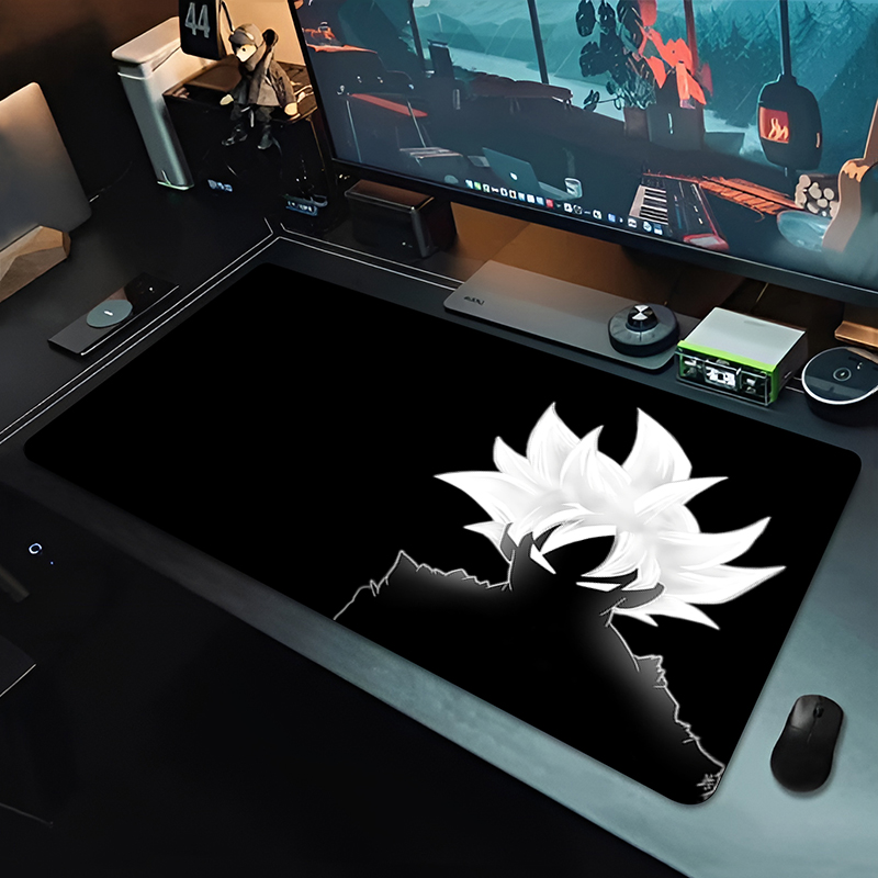 Gaming Keyboard Nearby - DBZ Schwarzes Anime-Mauspad Dragon Ball Große