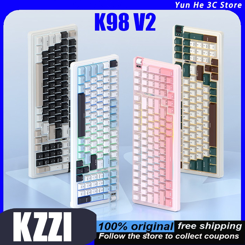 Gaming Keyboard Hot Swappable - KZZI K98 V2 Mechanische Tastatur mit