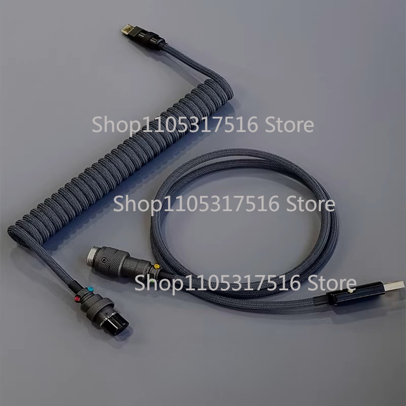 Aviator Connector Kit - Für unbekannte Fehler: Kundenspezifisches mechanisches Tastatur-Spiral-Luftfahrt-Steckerkabel