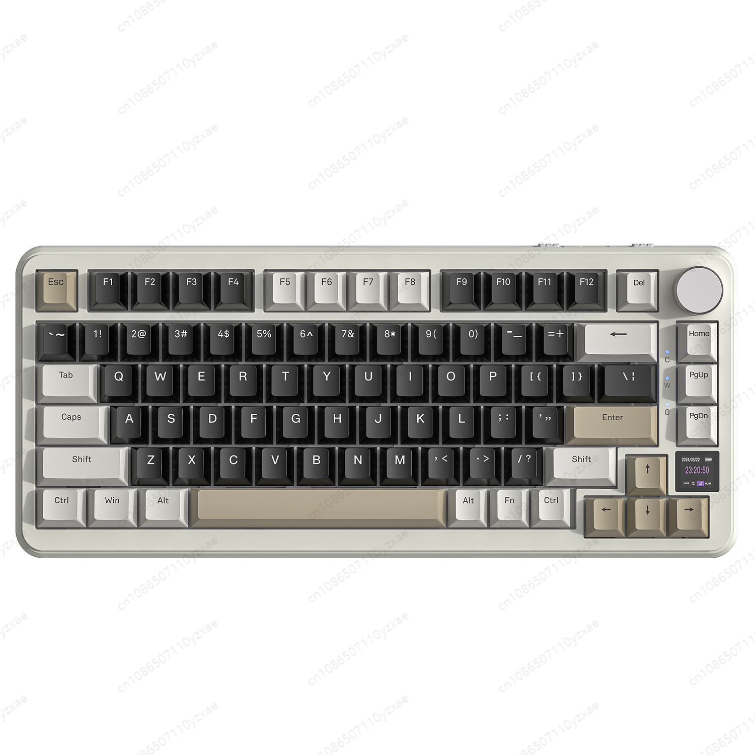 Gaming Keyboard Hot Swappable - 2024 Neue AL66 Mechanische Tastatur aus