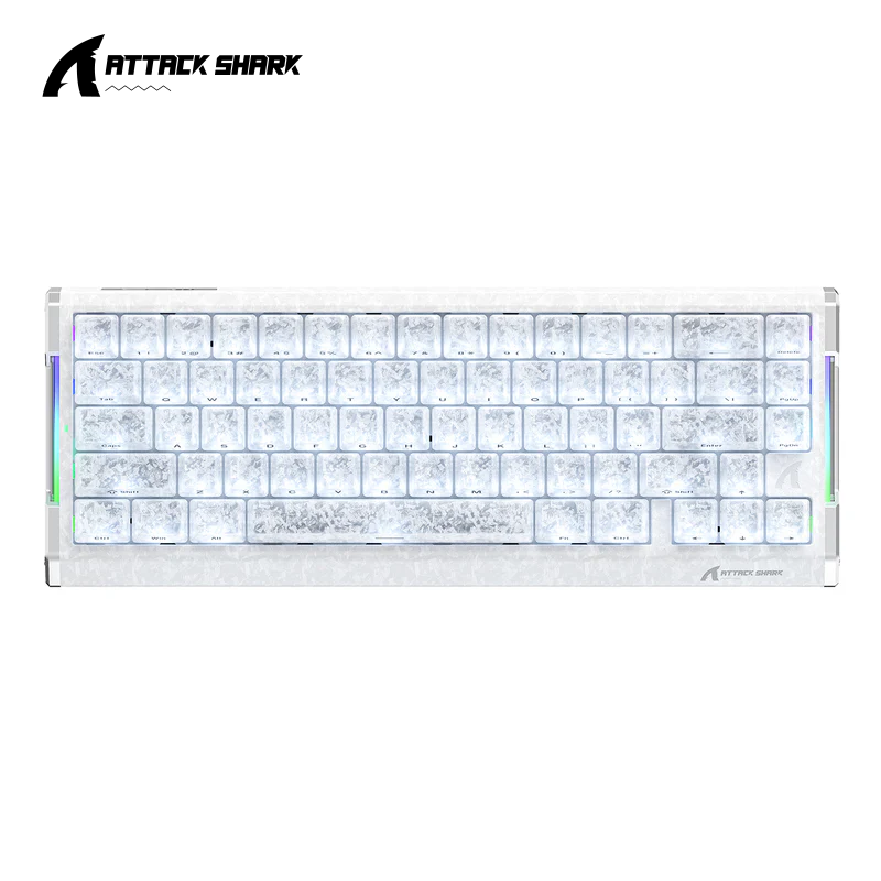 Gaming Keyboard Hot Swappable - ATTACK SHARK, R68 HE, Mechanische Tastatur,