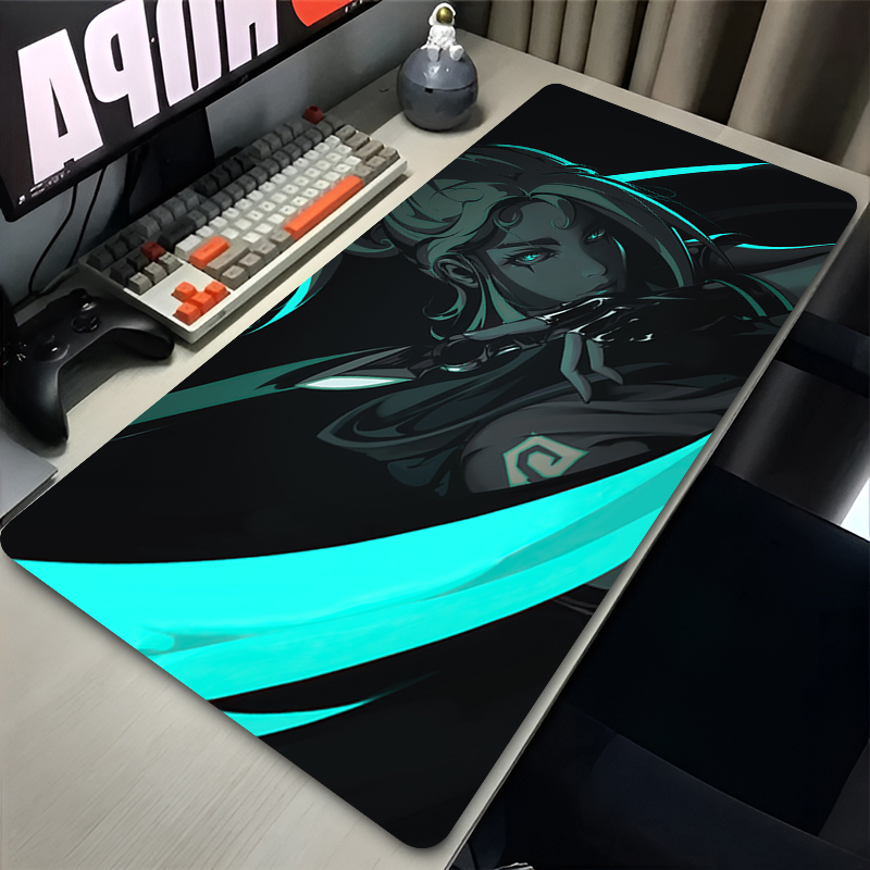 Gaming Keyboard En Mouse - Mauspad Hot Game Valorant Jett XXL