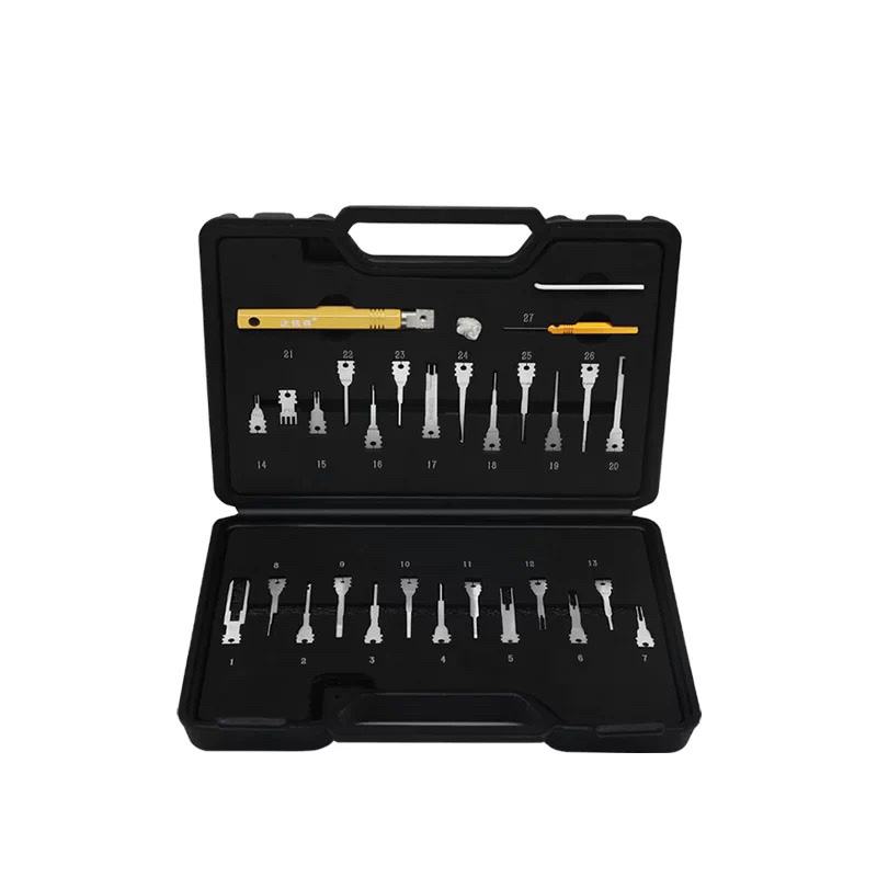 Aviator Connector Kit - 27-teiliges Auto- und Luftfahrt-Terminal-Pin-Extraktions-Set - Kabelbaum-Steckverbinder-Pin-Entferner