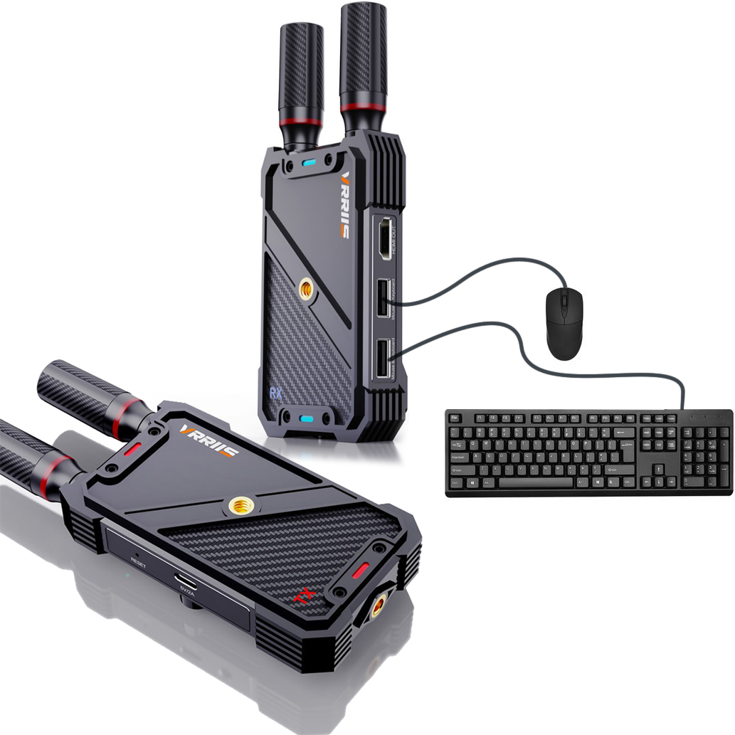 Gaming Keyboard Wireless - VRRIIS WL082K 400 m Wireless HDMI