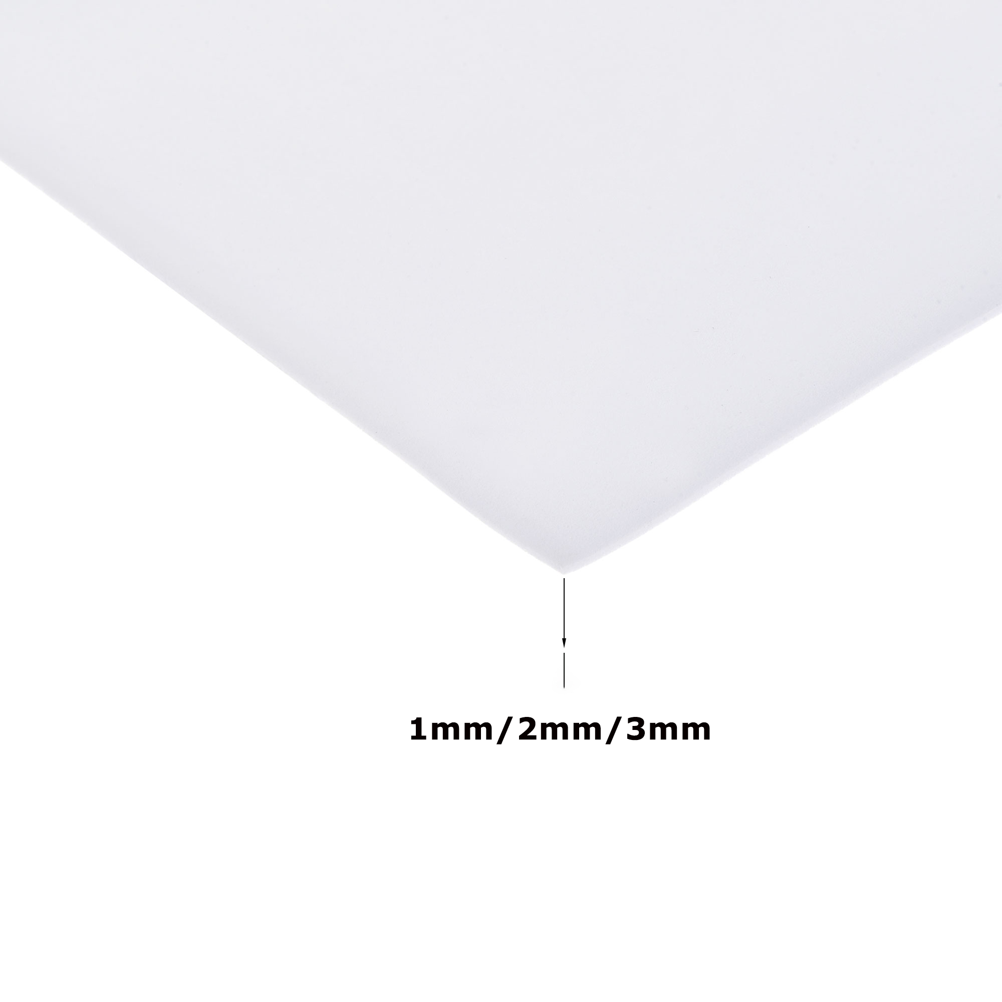 1 stücke 1/2/3mm Dicke weiße E – Polyurethane Foam Sheet Bewertung und Preis