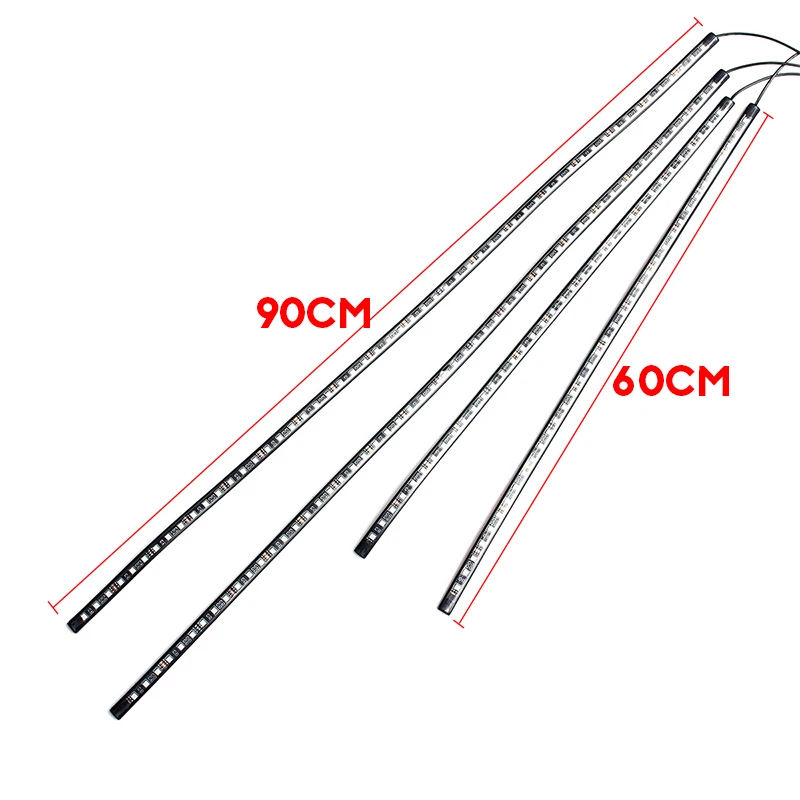 4x wasserdichter RGB 5050 SMD  – Rgb Underglow Strip Bewertung und Preis
