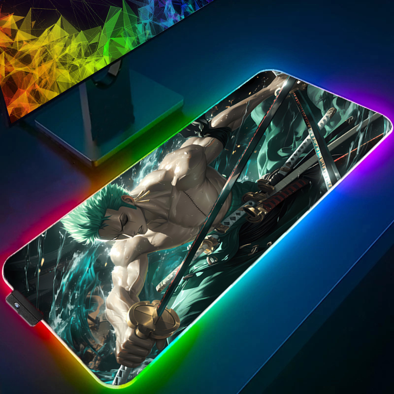 ONE PIECE Zoro Mauspad RGB Gam – Gaming Keyboard Nearby Bewertung und Preis