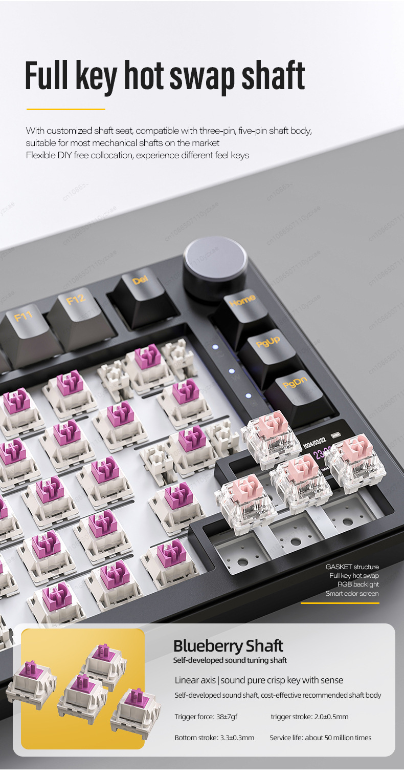 2024 Neue AL66 Mechanische Tas – Gaming Keyboard Hot Swappable Bewertung und Preis