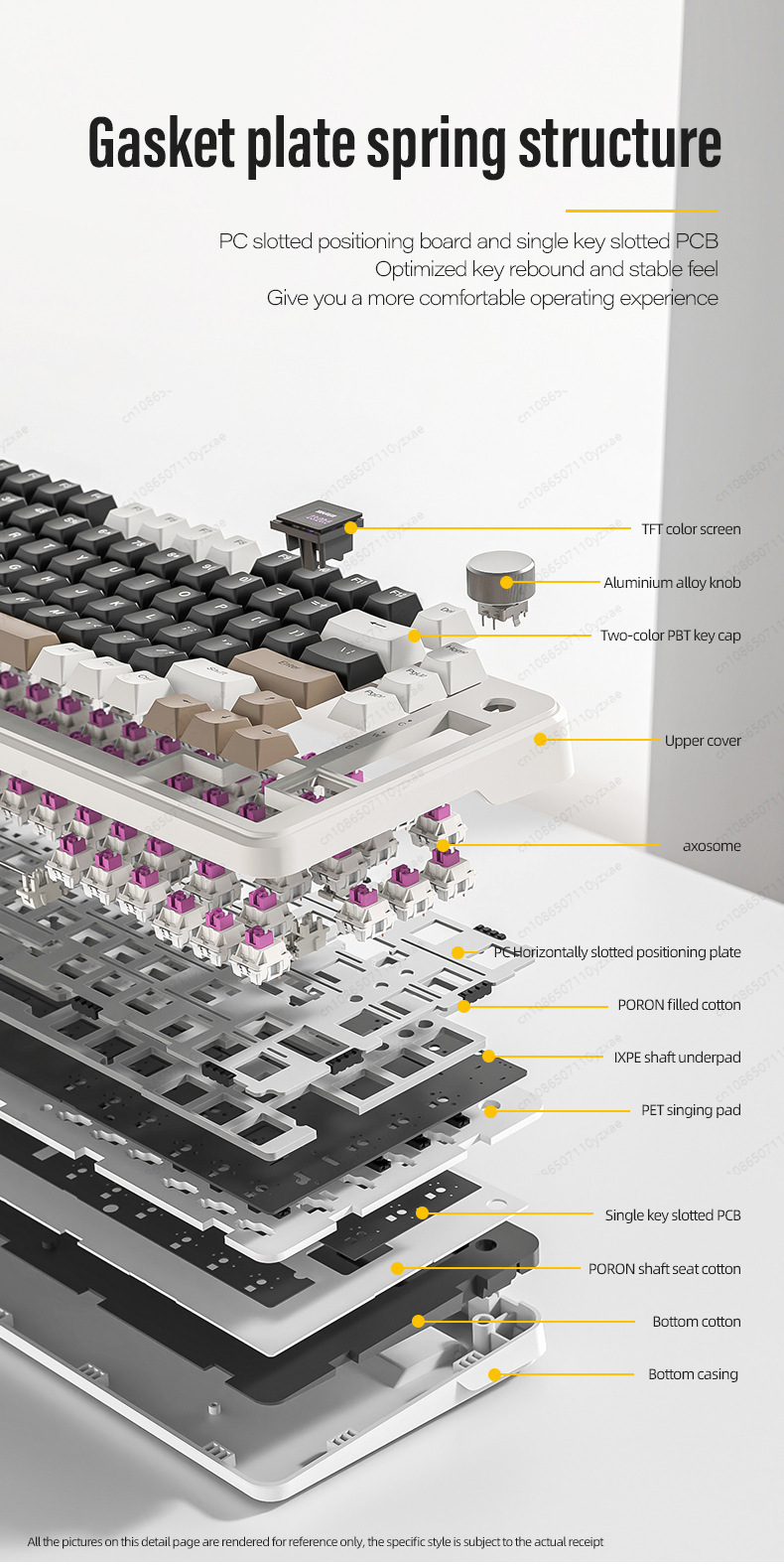 2024 Neue AL66 Mechanische Tas – Gaming Keyboard Hot Swappable Bewertung und Preis
