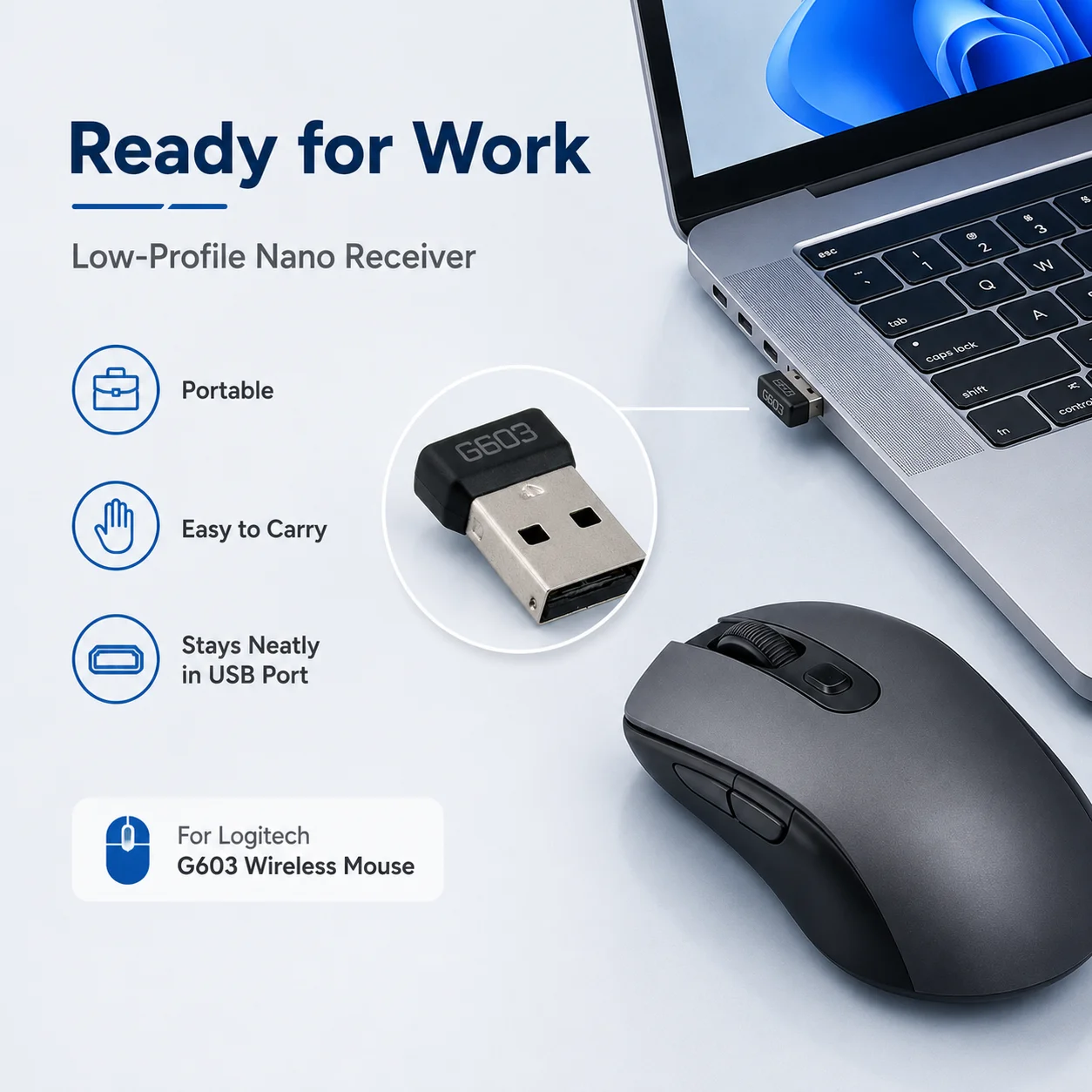 USB-Empfänger für Logitech G60 – Gaming Keyboard And Mouse Wireless Bewertung und Preis
