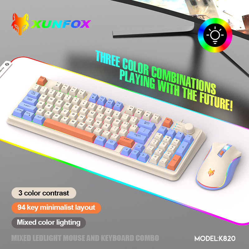 K820 USB Wired Spiel Tastatur  – Gaming Keyboard And Mouse Wireless Bewertung und Preis
