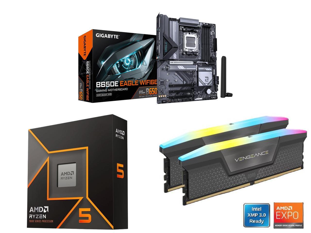 GIGABYTE B650E EAGLE WIFI6E AM – Corsair Ram Vengeance 16Gb Bewertung und Preis