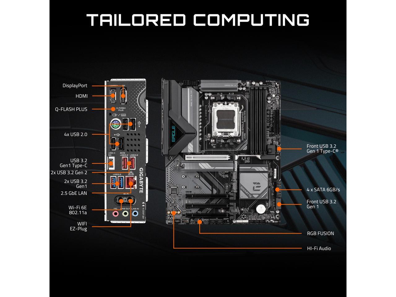 GIGABYTE B650E EAGLE WIFI6E AM – Corsair Ram Vengeance 16Gb Bewertung und Preis