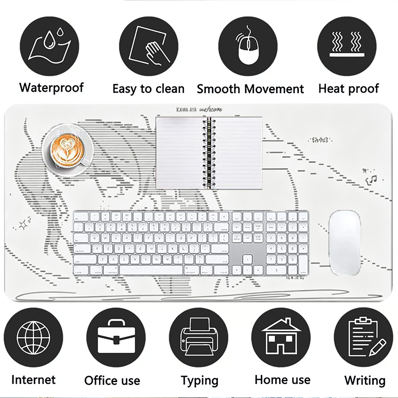 1 Stück Leder-Mauspad Anime En – Gaming Keyboard Nearby Bewertung und Preis